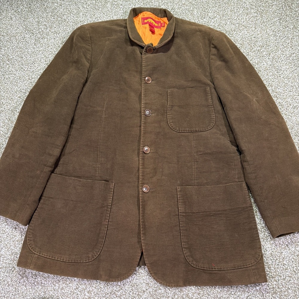 Shanghai Tang Classic 5 Button 3 Pocket Blazer With Silk Lining See Photos L-44‎